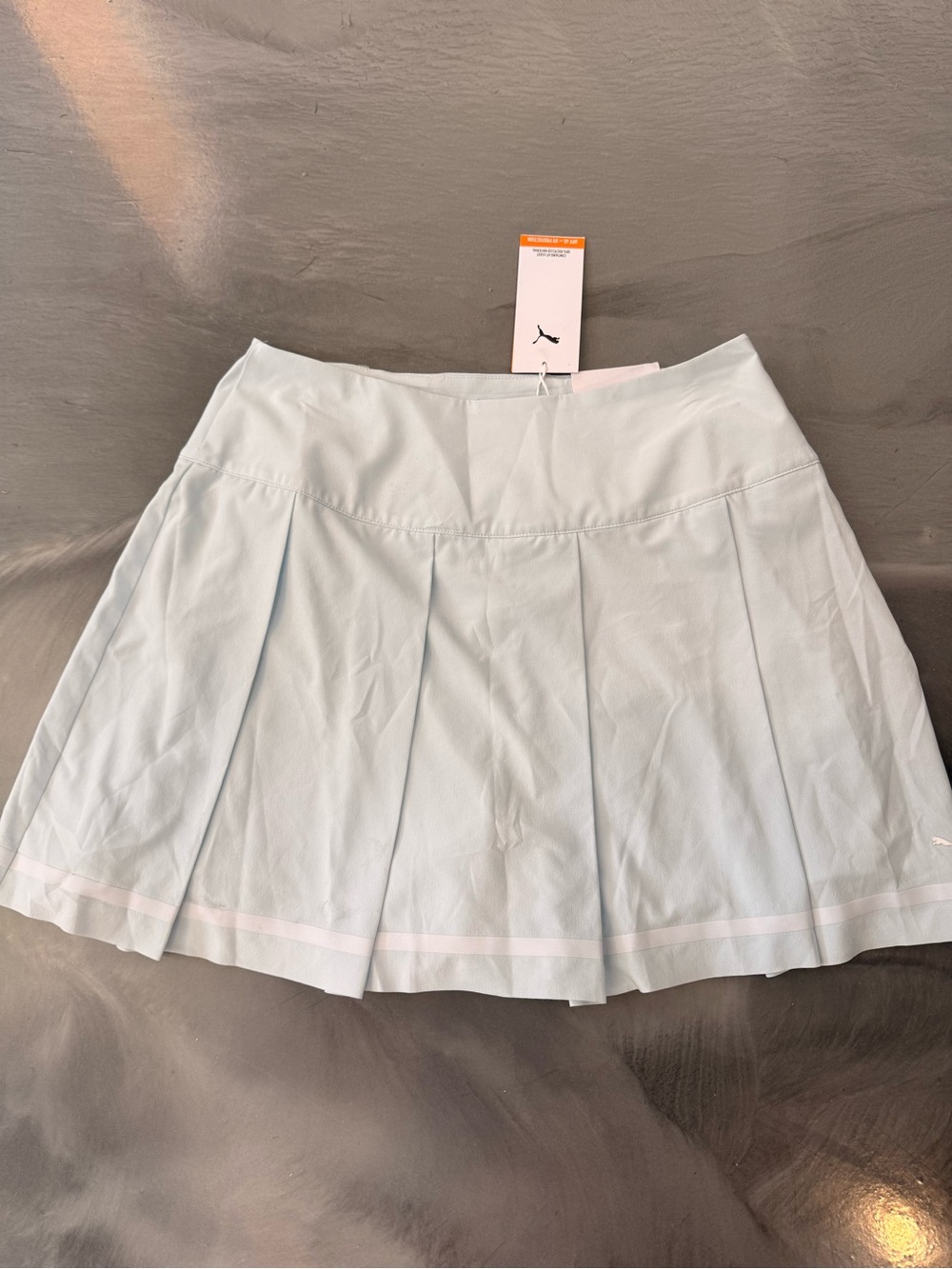 NWT Puma Light Blue Pleated Golf/Tennis Skort
